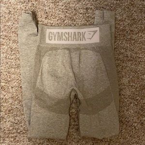 Gymshark High waisted flex khaki marl leggings